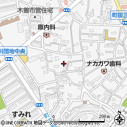 東京都町田市木曽東1丁目42周辺の地図