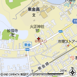 コミュニティ東上会館周辺の地図