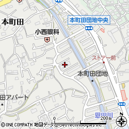 ＪＫＫ東京　本町田団地周辺の地図