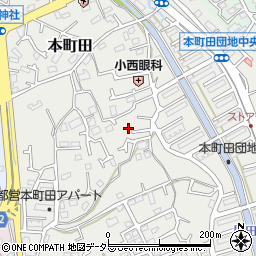 東京都町田市本町田179周辺の地図