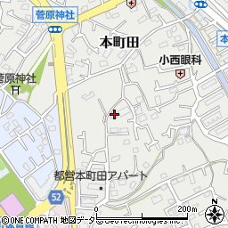 東京都町田市本町田227周辺の地図