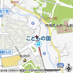 ローソンＬＴＦこどもの国駅前店周辺の地図