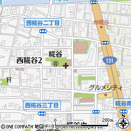 東京都大田区西糀谷2丁目14-14周辺の地図