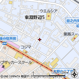 溝井建具店周辺の地図