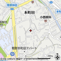 東京都町田市本町田226周辺の地図