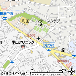 東京都町田市木曽町121周辺の地図
