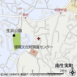 千葉県千葉市中央区南生実町1233-1周辺の地図