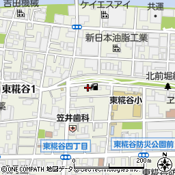 新日本石油株式会社　東糀谷ＳＳ周辺の地図