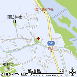 神奈川県相模原市緑区葉山島590-6周辺の地図