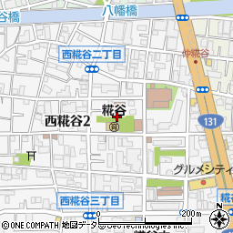 東京都大田区西糀谷2丁目14周辺の地図