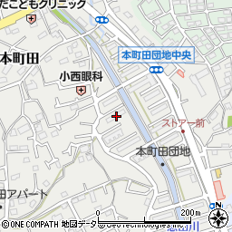 東京都町田市本町田68周辺の地図