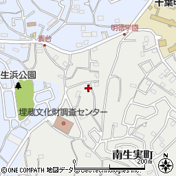 千葉県千葉市中央区南生実町1233-8周辺の地図