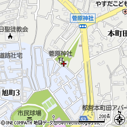 東京都町田市本町田802周辺の地図