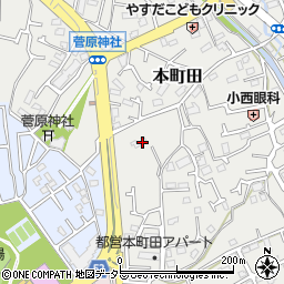 東京都町田市本町田790周辺の地図