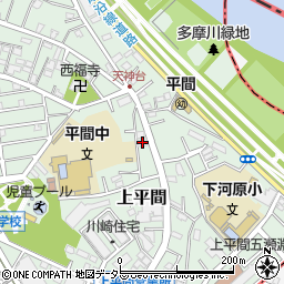 神奈川東部ヤクルト販売株式会社　ひらまセンター周辺の地図