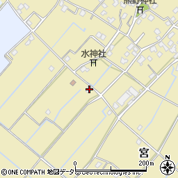 千葉県東金市宮557-2周辺の地図