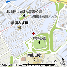 北山田ケアセンター周辺の地図