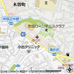 東京都町田市木曽町492周辺の地図