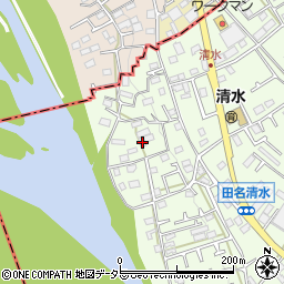 神奈川県相模原市中央区田名1667周辺の地図