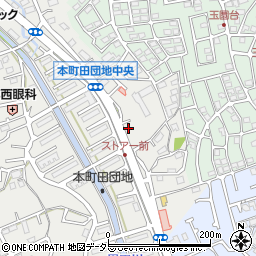 東京都町田市本町田4367-21周辺の地図