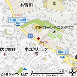 東京都町田市木曽町494周辺の地図
