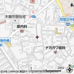 東京都町田市木曽東1丁目44周辺の地図
