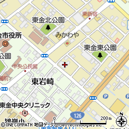 ピザーラ東金店周辺の地図