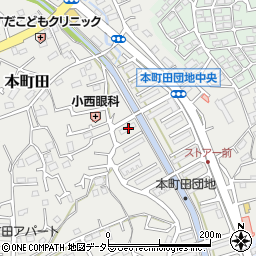東京都町田市本町田95周辺の地図
