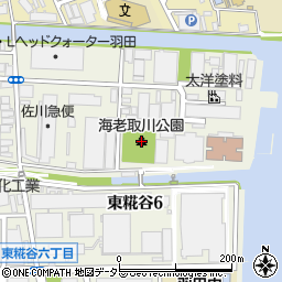 海老取川公園周辺の地図