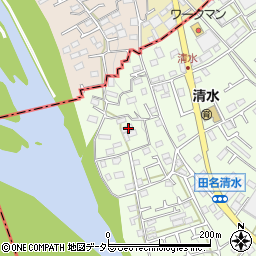 神奈川県相模原市中央区田名1667-3周辺の地図
