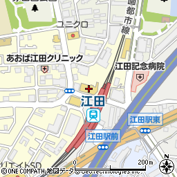 マツモトキヨシ江田店周辺の地図