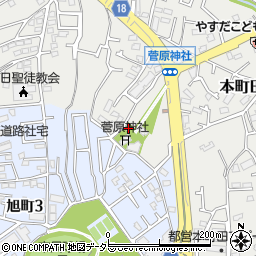東京都町田市本町田803周辺の地図