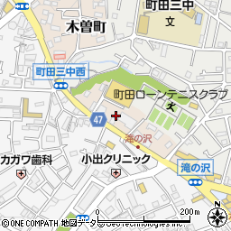東京都町田市木曽町494-2周辺の地図