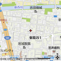 東京都大田区東糀谷1丁目周辺の地図