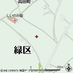 千葉県千葉市緑区高田町周辺の地図