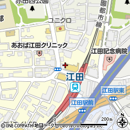 ダイシャリン　江田駅前店周辺の地図