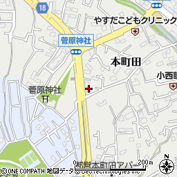 東京都町田市本町田800周辺の地図