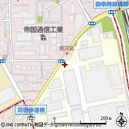 神奈川県川崎市中原区大倉町1340周辺の地図