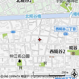 東京都大田区西糀谷2丁目18周辺の地図