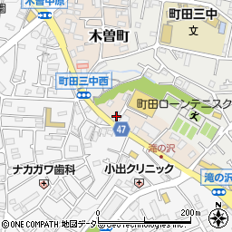 東京都町田市木曽町495周辺の地図