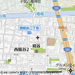 東京都大田区西糀谷2丁目13周辺の地図