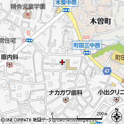 東京都町田市木曽東1丁目27周辺の地図