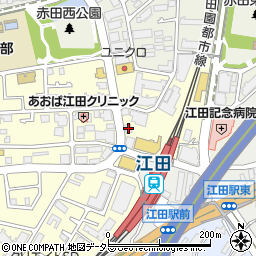 江田佐藤ビル周辺の地図