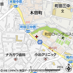 東京都町田市木曽町496周辺の地図