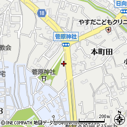 東京都町田市本町田821周辺の地図