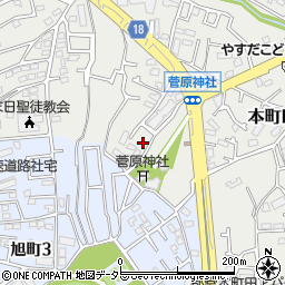 東京都町田市本町田807周辺の地図