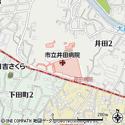ローソンＳ川崎市立井田病院店周辺の地図