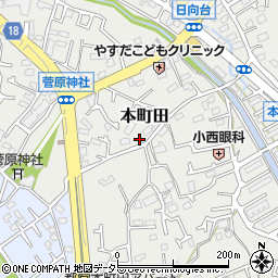 東京都町田市本町田839-7周辺の地図