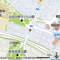 有吉貝塚公園周辺の地図