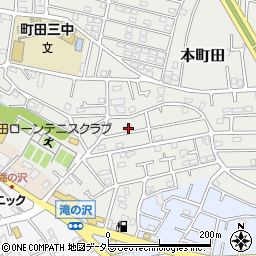 東京都町田市本町田1805周辺の地図